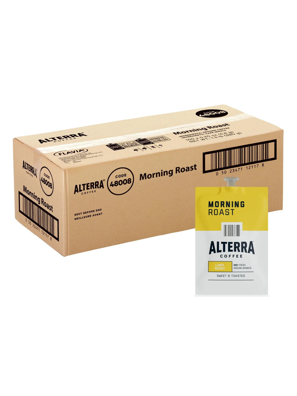 Flavia Alterra Morning Roast Coffee Freshpacks – 100 Count – NEW Sealed
